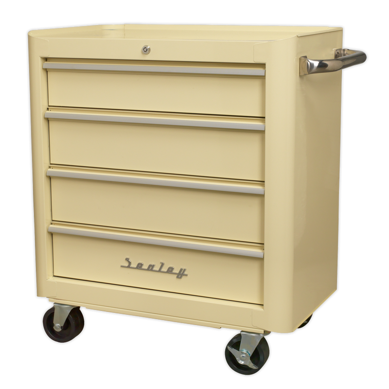 Sealey Premier Retro Style Rollcab 4 Drawer Tool Chest 796x460x825mm
