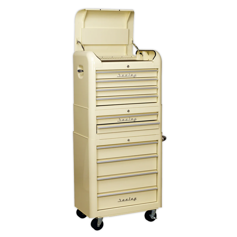 Sealey Premier Retro Style Tool Chest & Rollcab 10 Drawer 730x460x1590mm