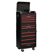 Sealey Premier Retro Style Tool Chest Combo 10 Drawer 730x460x1590mm