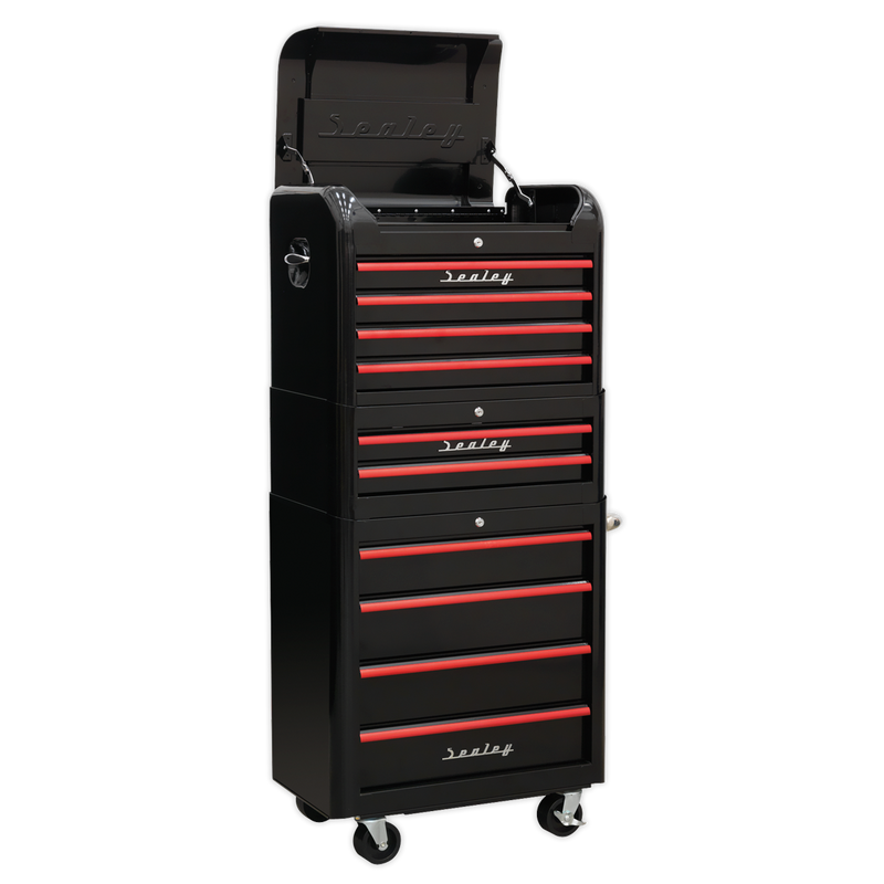 Sealey Premier Retro Style Tool Chest Combo 10 Drawer 730x460x1590mm