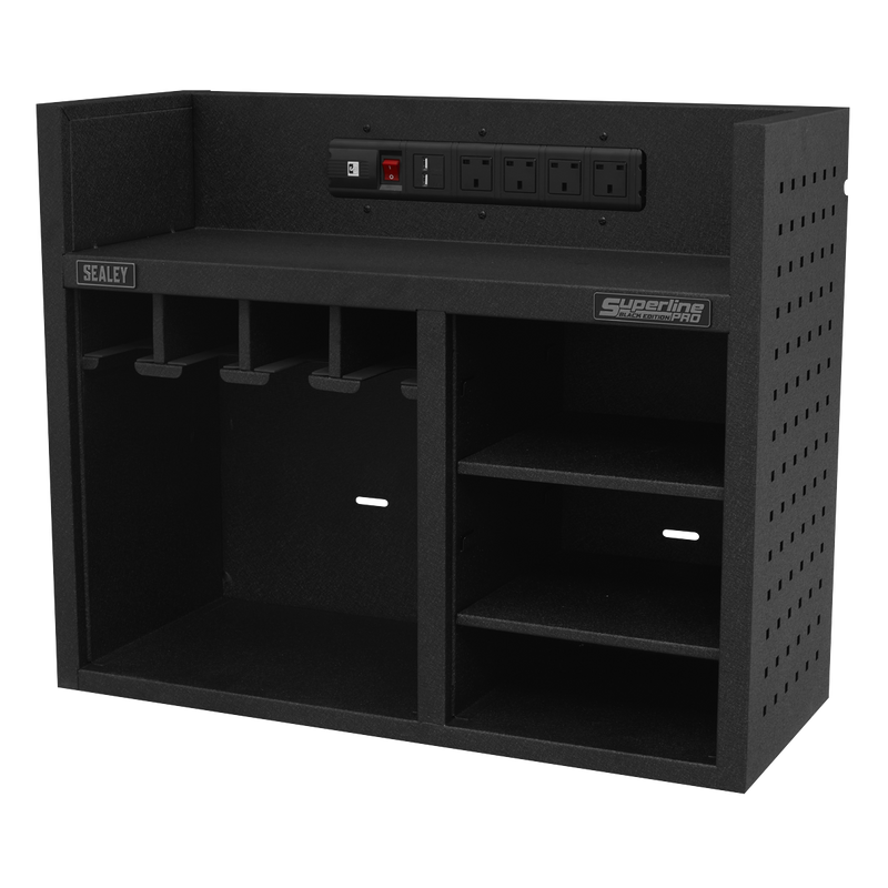 Sealey Superline PRO Power Tool Storage Rack AP30SRBE 760x305x620mm