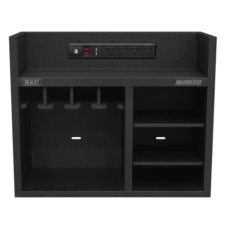 Sealey Superline PRO Power Tool Storage Rack AP30SRBE 760x305x620mm