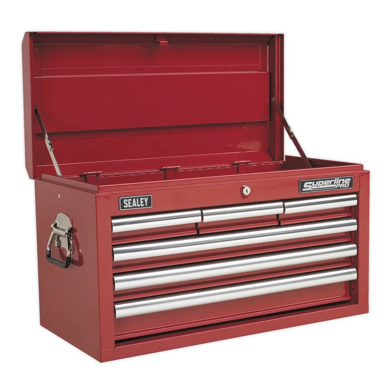 Sealey Superline PRO Tool Chest 6 Drawer Black 660x315x375mm