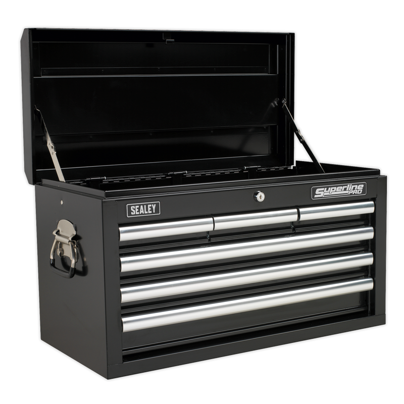 Sealey Superline PRO Tool Chest 6 Drawer Black 660x315x375mm