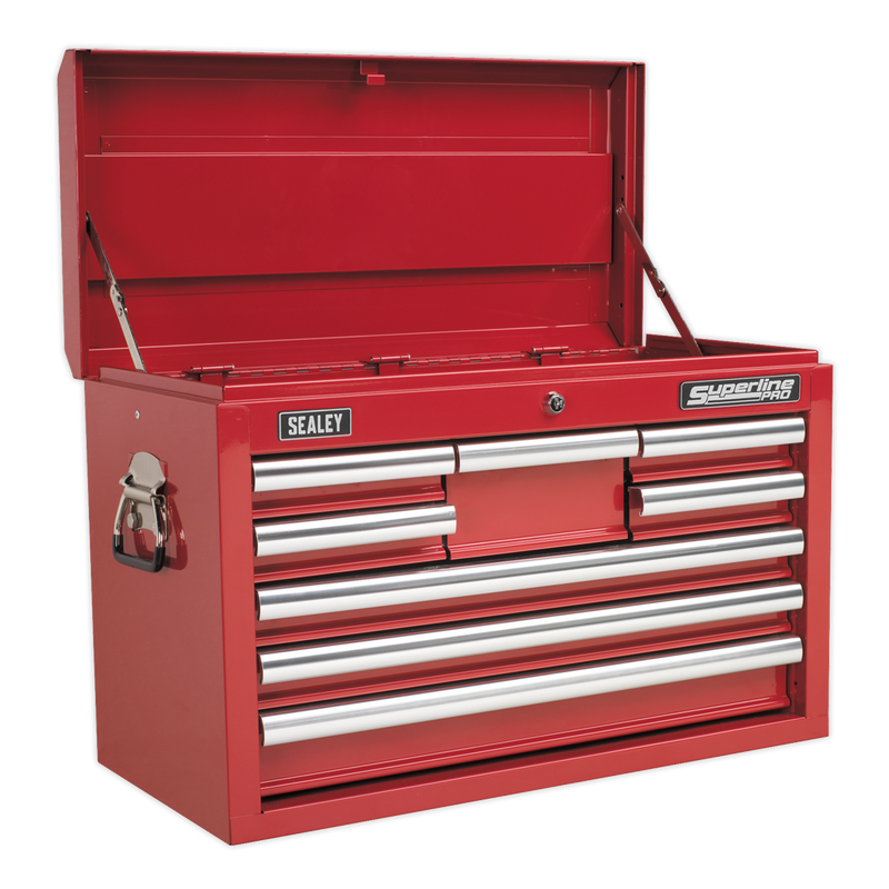 Sealey Superline PRO Tool Chest 8 Drawer - Black, 660 x 315 x 430mm