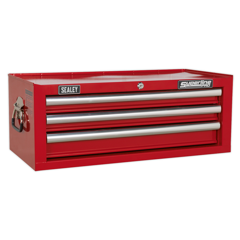 Sealey Superline PRO Tool Chest 3 Drawer Black 670x320x255mm