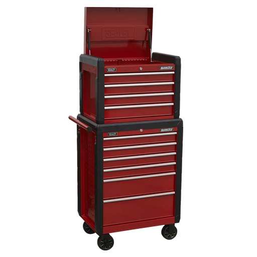 Sealey Superline PRO Tool Chest & Rollcab Combination 10 Drawer 702x477x1440mm