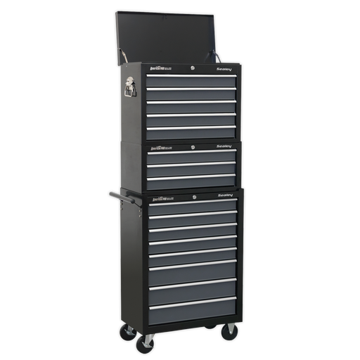 Sealey American PRO Tool Chest Combination 16 Drawer - 680x330x1630mm