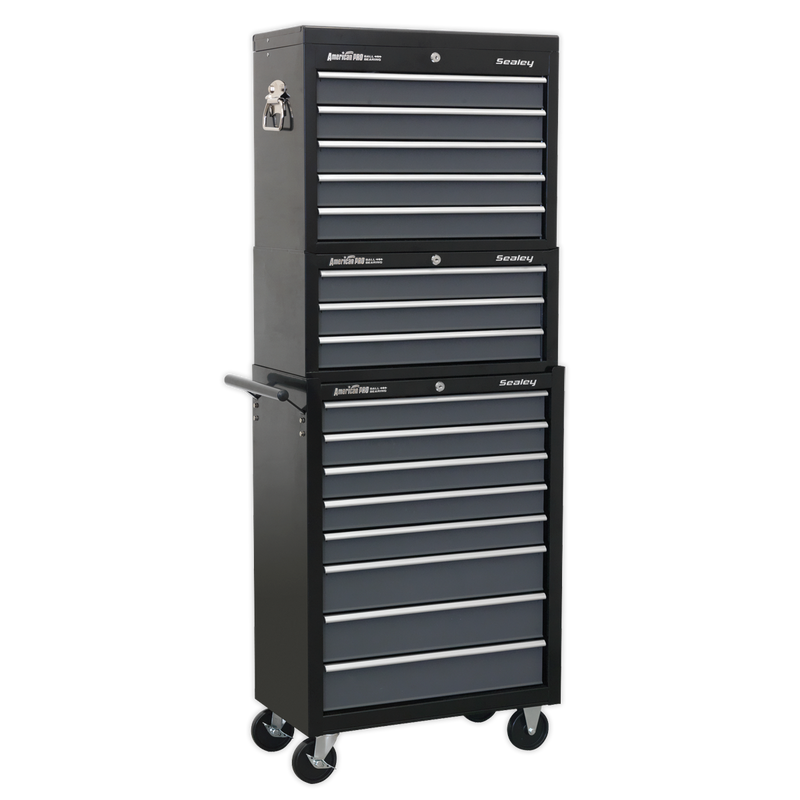 Sealey American PRO Tool Chest Combination 16 Drawer - 680x330x1630mm