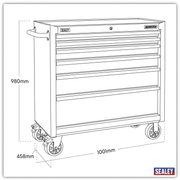 Sealey Superline PRO Rollcab Tool Chest 915mm with 6 Soft Close Drawers