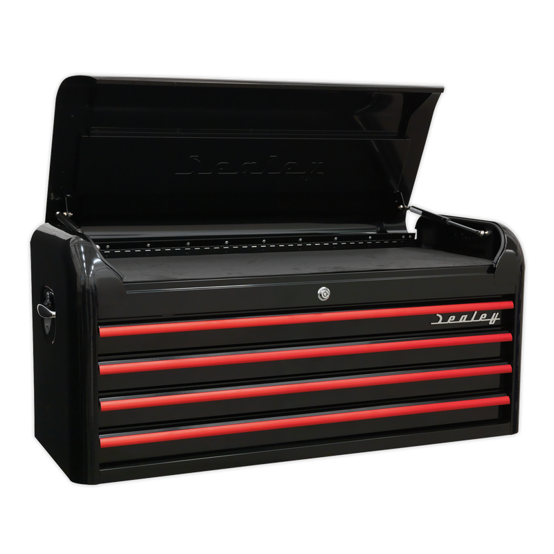 Sealey Premier Retro Style Tool Chest 4 Drawer Black 1080mm