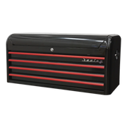 Sealey Premier Retro Style Tool Chest 4 Drawer Black 1080mm