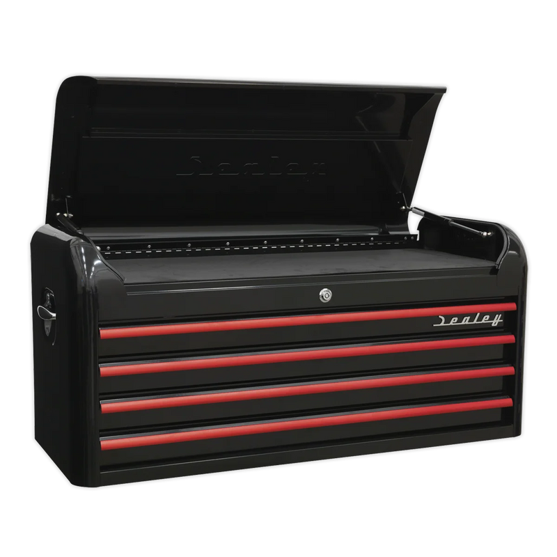 Sealey Premier Retro Style Wide Topchest & Rollcab 10 Drawer - Black