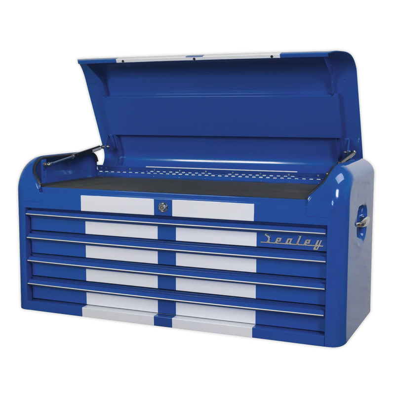 Sealey Premier Retro Style Wide Topchest 4 Drawer - Blue 1080mm
