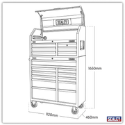 Sealey Superline PRO Tool Chest AP41BESTACK 17 Soft Close Drawers