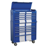 Sealey Premier Retro Style Wide Topchest & Rollcab 10 Drawer 1100mm
