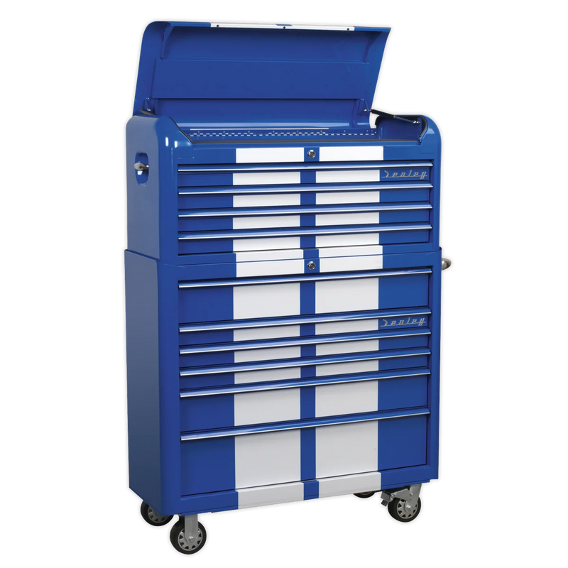 Sealey Premier Retro Style Wide Topchest & Rollcab 10 Drawer 1100mm