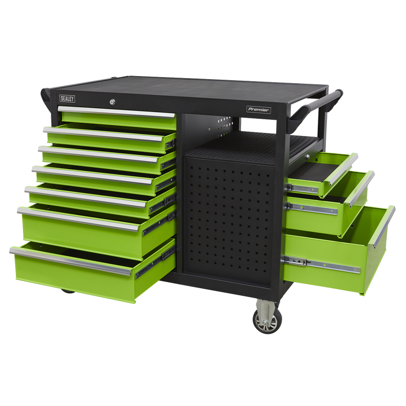 Sealey Premier Mobile Workstation 10 Drawer 1290mm Heavy-Duty