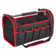 Sealey Open Tool Storage Bag 500mm with 14 Pockets