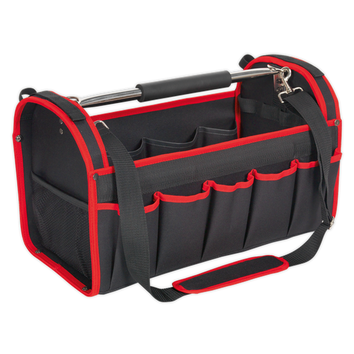 Sealey Open Tool Storage Bag 500mm with 14 Pockets
