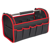 Sealey Open Tool Storage Bag 500mm with 14 Pockets