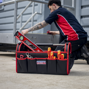 Sealey Open Tool Storage Bag 500mm with 14 Pockets