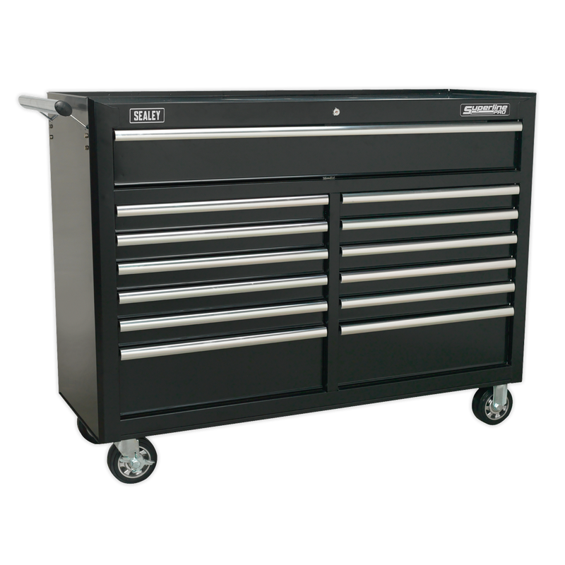 Sealey Superline PRO Rollcab 13 Drawer Tool Chest 1366mm Black