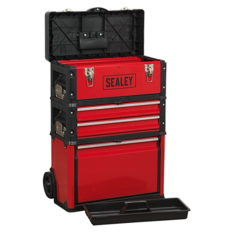Sealey Mobile Toolbox AP548 495x280x720mm with 3 Compartments