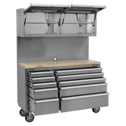 Sealey Premier Mobile Tool Cabinet 10 Drawer AP5520SS 1472mm