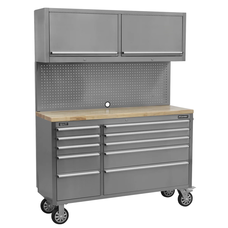 Sealey Premier Mobile Tool Cabinet 10 Drawer AP5520SS 1472mm