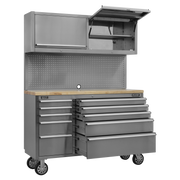 Sealey Premier Mobile Tool Cabinet 10 Drawer AP5520SS 1472mm