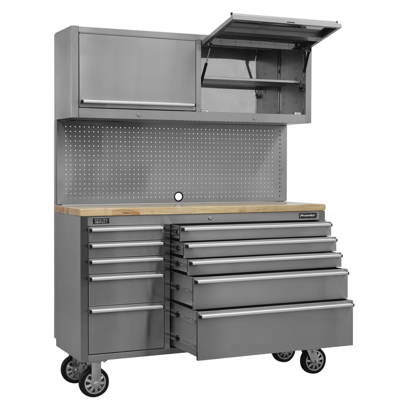 Sealey Premier Mobile Tool Cabinet 10 Drawer AP5520SS 1472mm