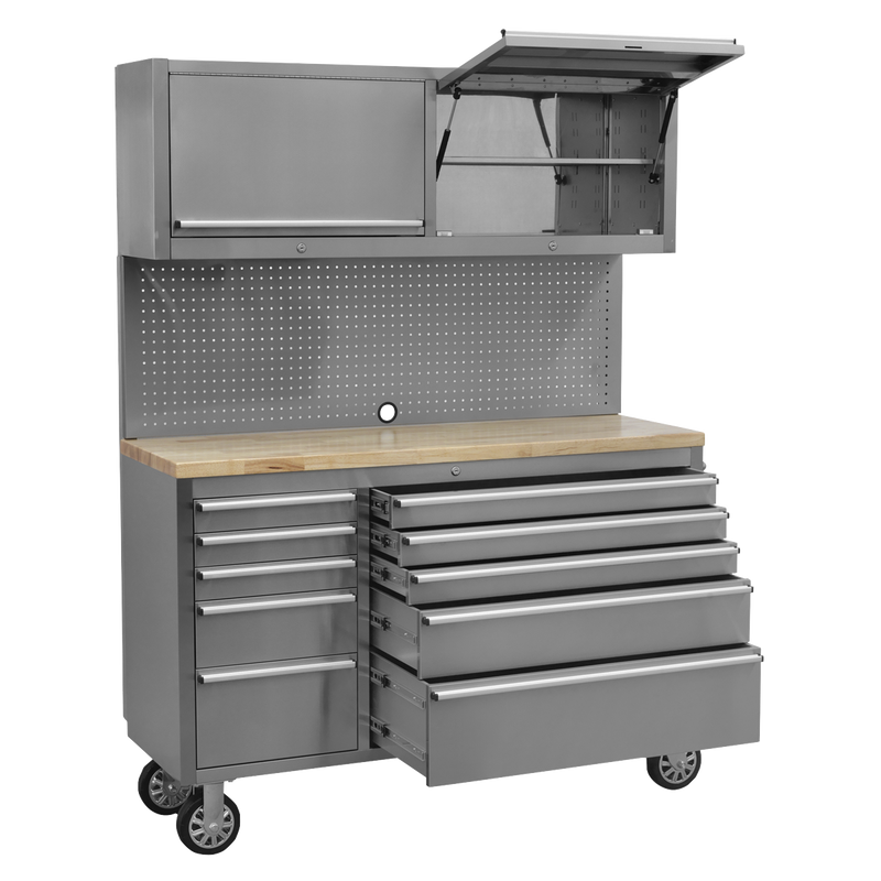 Sealey Premier Mobile Tool Cabinet 10 Drawer AP5520SS 1472mm