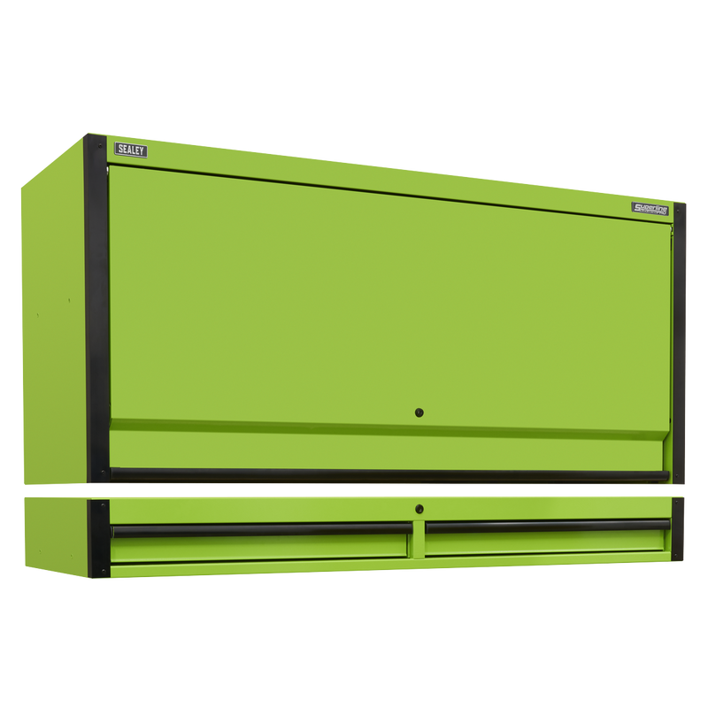 Sealey Superline PRO Tool Chest Black Edition Hutch & 2 Drawer Riser 1549mm