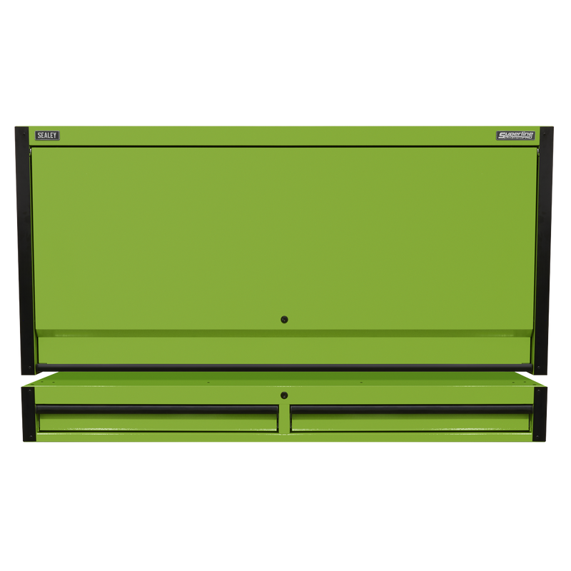 Sealey Superline PRO Tool Chest Black Edition Hutch & 2 Drawer Riser 1549mm