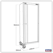 Sealey Superline PRO Side Locker 1864mm with Castors AP6104BE