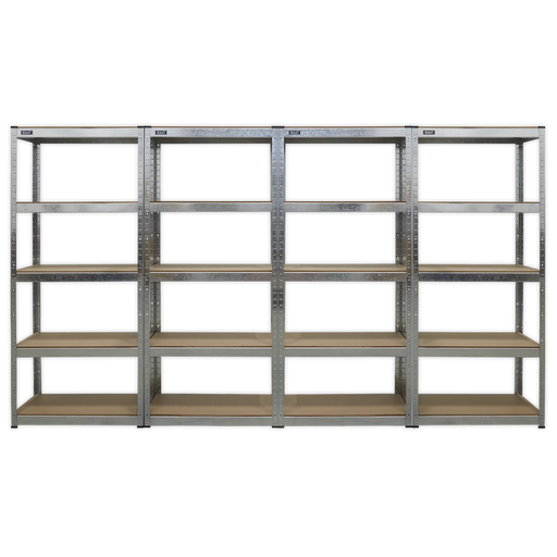 Sealey Racking Unit 5 Shelf 150kg Capacity Per Level - Set of 4