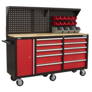 Sealey Superline PRO Mobile Workstation AP6310 10 Drawer 1690x490x1432mm