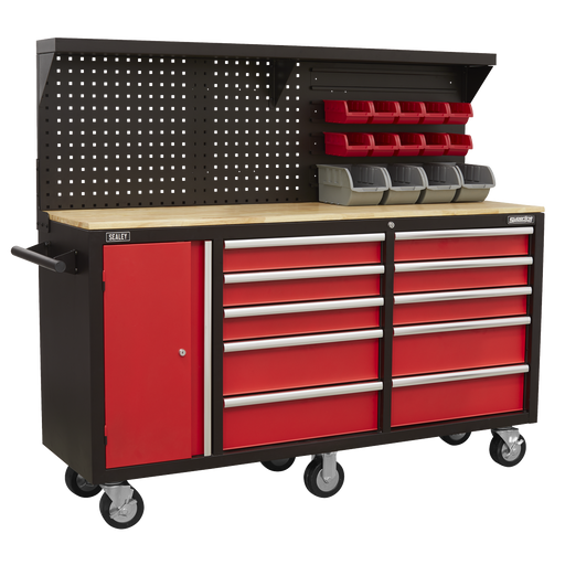 Sealey Superline PRO Mobile Workstation AP6310 10 Drawer 1690x490x1432mm