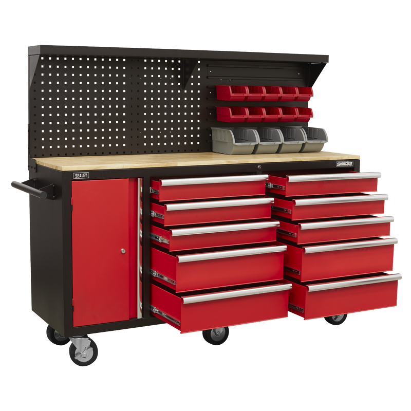Sealey Superline PRO Mobile Workstation AP6310 10 Drawer 1690x490x1432mm