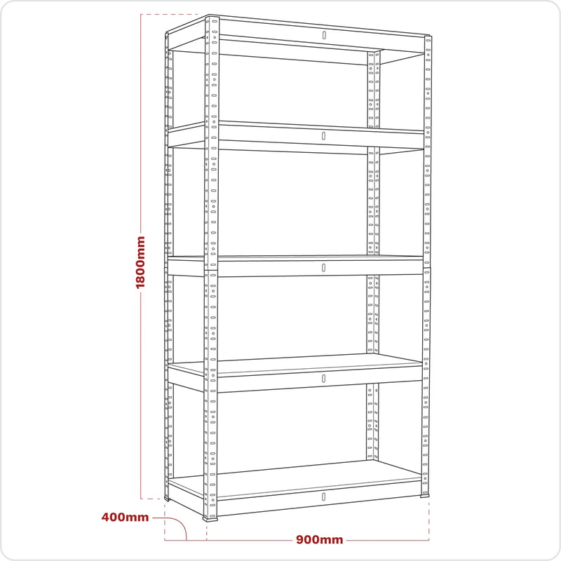 Sealey Racking Unit AP6350 350kg Capacity Per Level