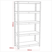 Sealey Racking Unit AP6350GS 350kg Capacity Per Shelf