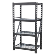 Sealey Heavy-Duty Racking Unit 2560kg Capacity 4 Mesh Shelves