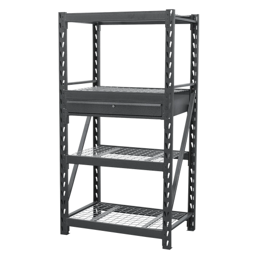 Sealey Heavy-Duty Racking Unit 640kg Capacity with Drawer