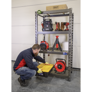 Sealey Heavy-Duty Racking Unit 2560kg Capacity 4 Mesh Shelves