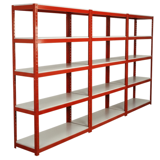 Sealey Racking Unit 5 Shelves 500kg Capacity - Set of 3
