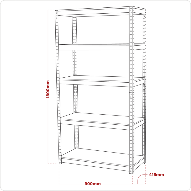 Sealey Racking Unit AP6500 500kg Capacity Per Level
