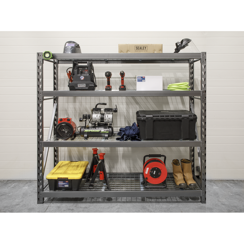 Sealey Heavy-Duty Racking Unit 640kg Capacity 2560kg Total
