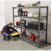 Sealey Heavy-Duty Racking Unit 640kg Capacity 2560kg Total