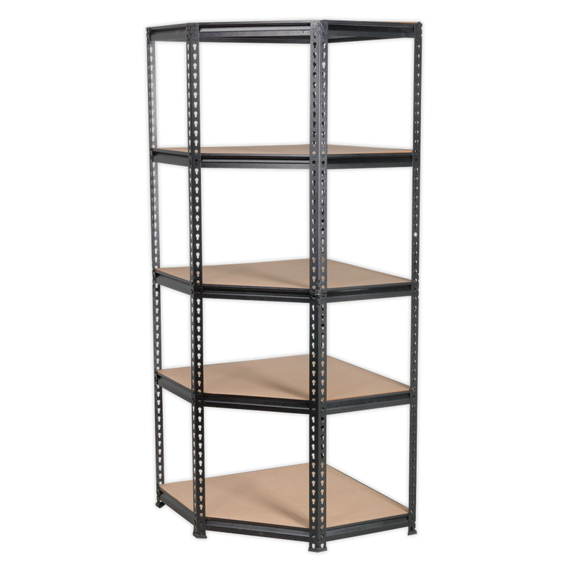 Sealey 5-Level Corner Racking Unit 750kg Capacity 730x730x1830mm